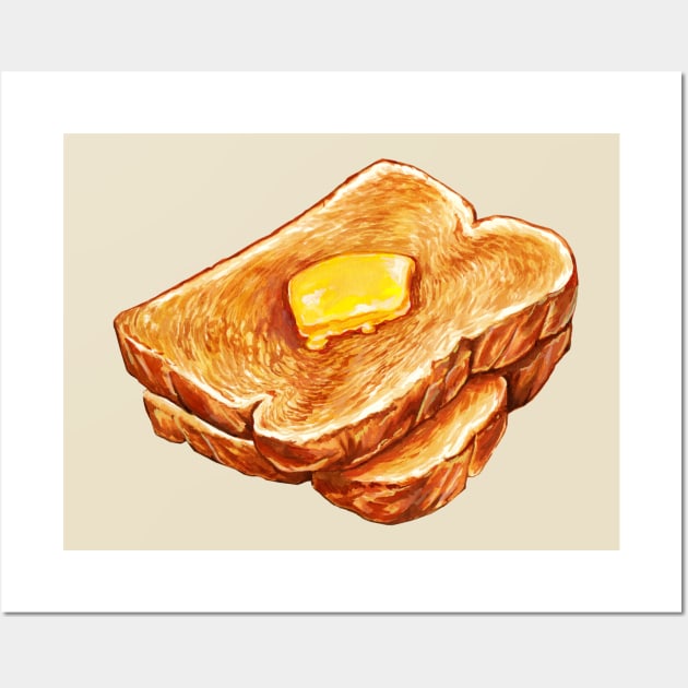 Vintage Toast Wall Art by KellyGilleran